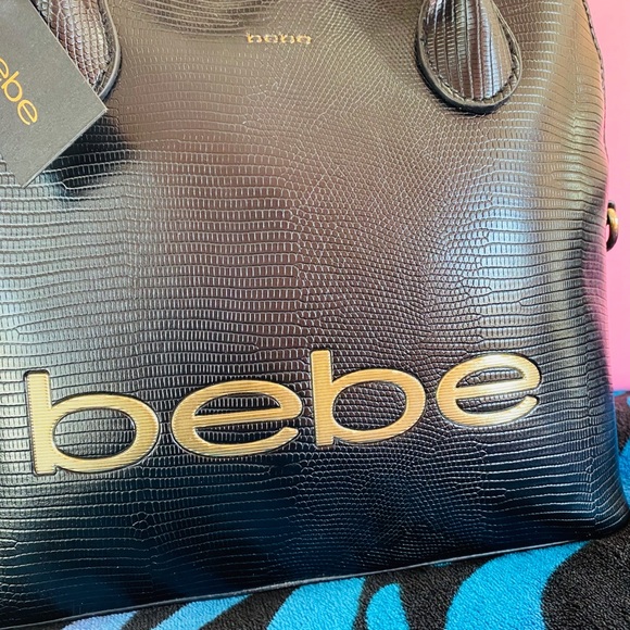 NWT Black BEBE Bag - Picture 5 of 12